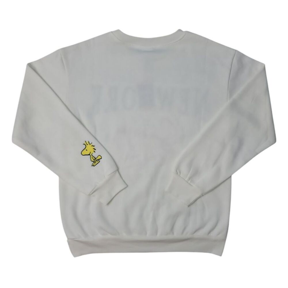 Peanuts New York Snoopy Graphic Crewneck Sweatshirt - White - Picture 2 of 2